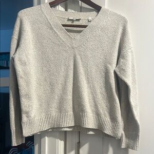 Vince Women's V-Neck Sweater - Gray